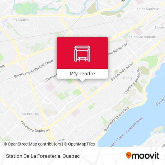 Station De La Foresterie plan