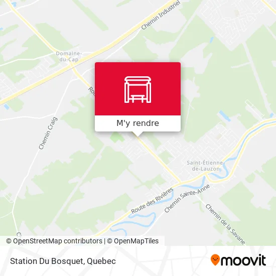 Station Du Bosquet plan