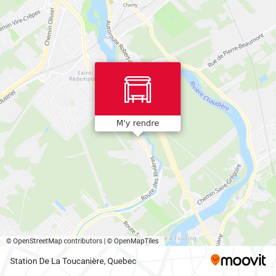 Station De La Toucanière plan