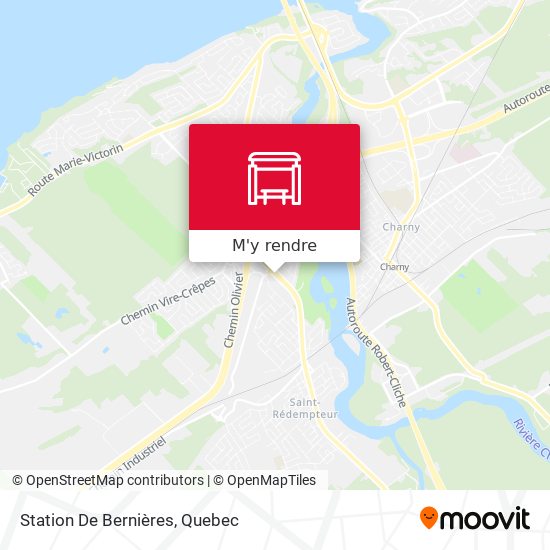 Station De Bernières plan
