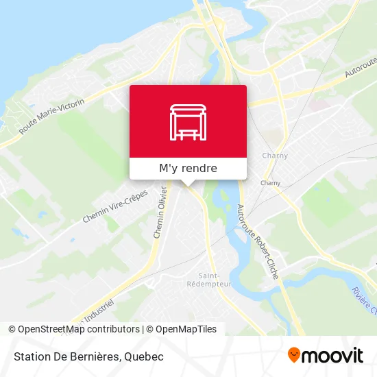 Station De Bernières plan