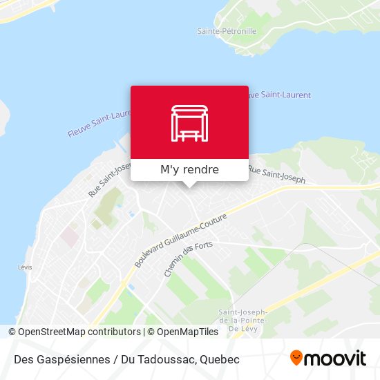 Des Gaspésiennes / Du Tadoussac plan