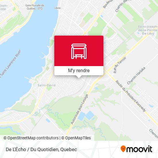 De L'Écho / Du Quotidien plan
