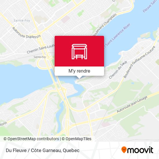Du Fleuve / Côte Garneau plan