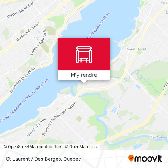St-Laurent / Des Berges plan