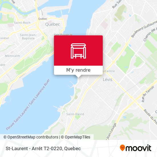 St-Laurent - Arrêt T2-0220 plan