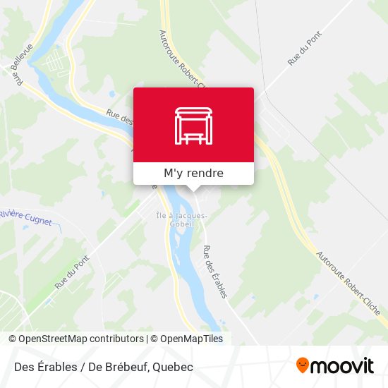 Des Érables / De Brébeuf plan