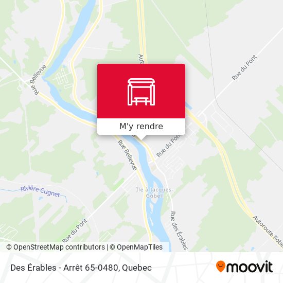 Des Érables - Arrêt 65-0480 plan