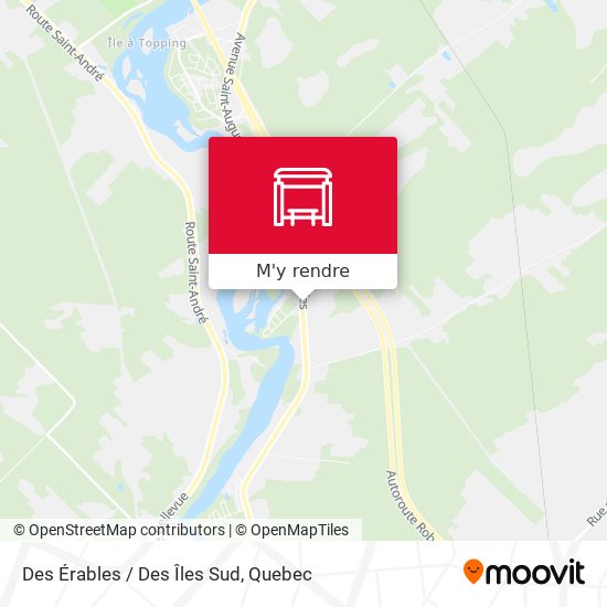 Des Érables / Des Îles Sud plan