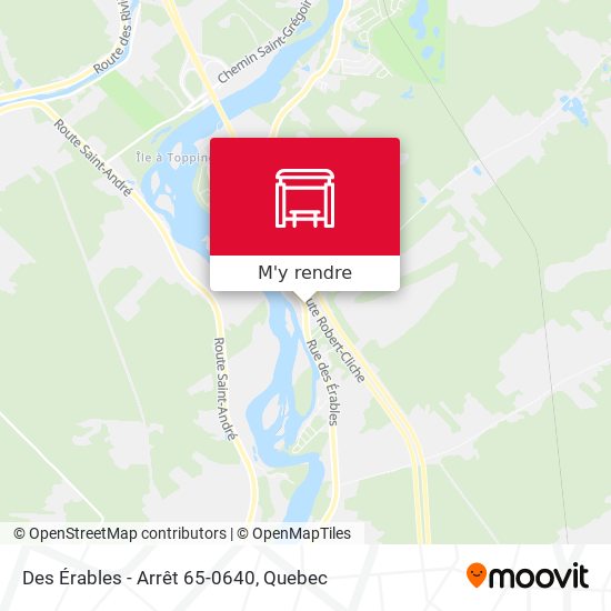 Des Érables - Arrêt 65-0640 plan
