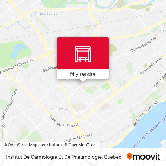 Institut De Cardiologie Et De Pneumologie plan