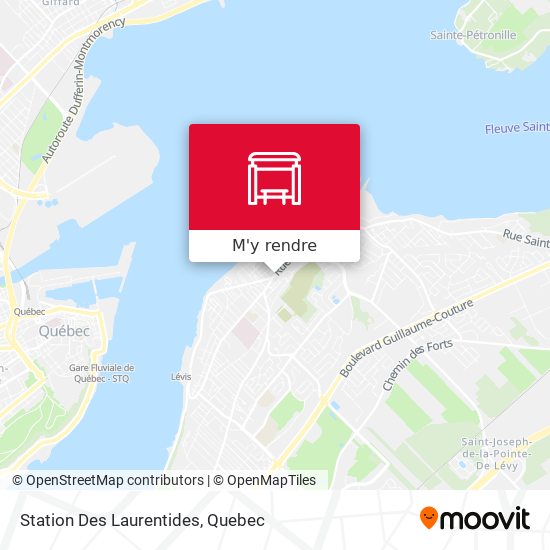 Station Des Laurentides plan