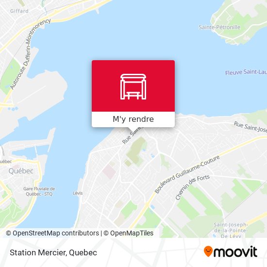Station Mercier plan