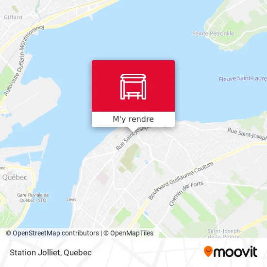 Station Jolliet plan