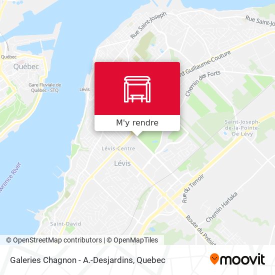 Galeries Chagnon - A.-Desjardins plan