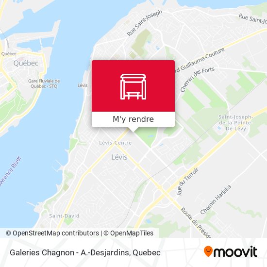 Galeries Chagnon - A.-Desjardins plan