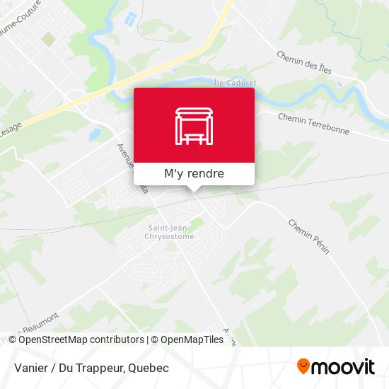 Vanier / Du Trappeur plan