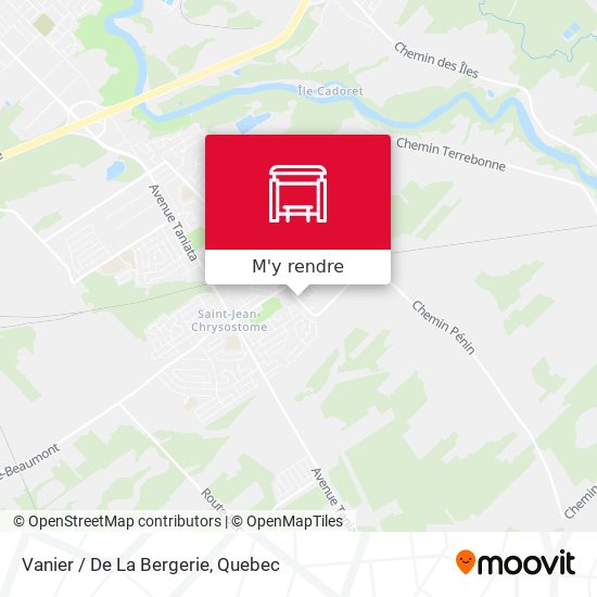 Vanier / De La Bergerie plan