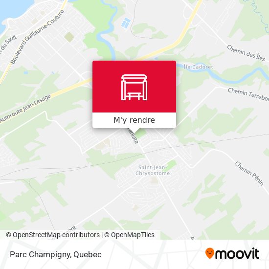 Parc Champigny plan
