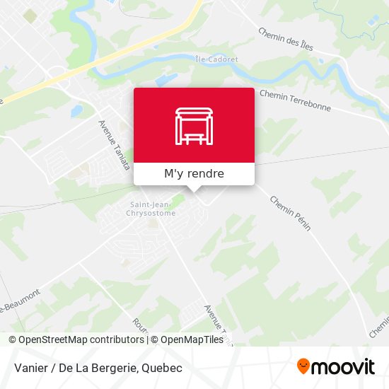 Vanier / De La Bergerie plan