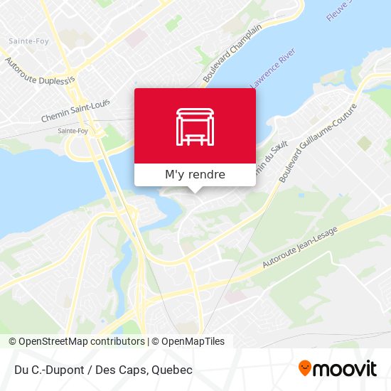 Du C.-Dupont / Des Caps plan