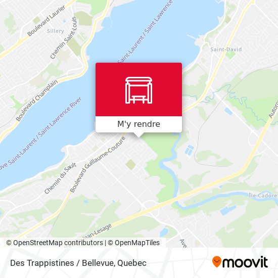Des Trappistines / Bellevue plan