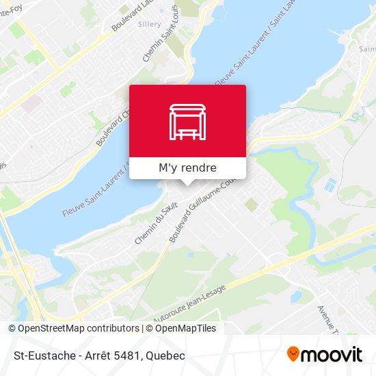 St-Eustache - Arrêt 5481 plan