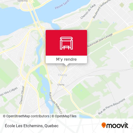 École Les Etchemins plan