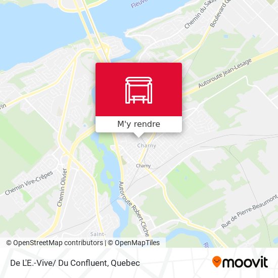 De L'E.-Vive/ Du Confluent plan