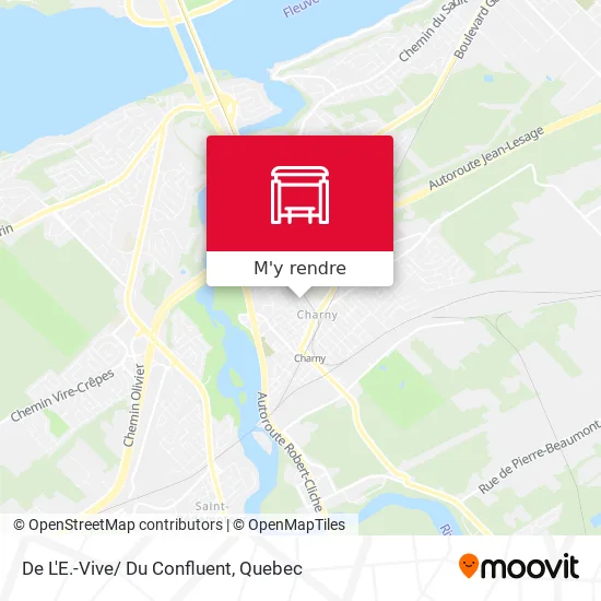 De L'E.-Vive/ Du Confluent plan