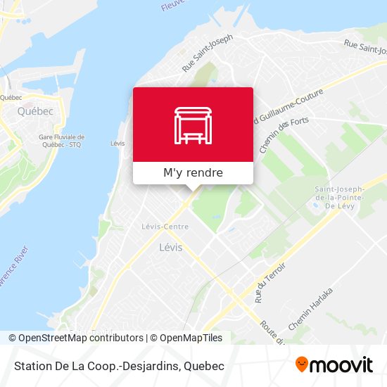 Station De La Coop.-Desjardins plan