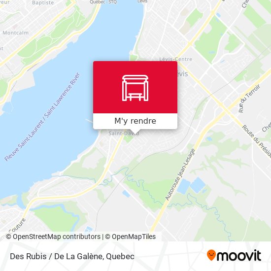 Des Rubis / De La Galène plan
