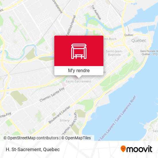H. St-Sacrement plan