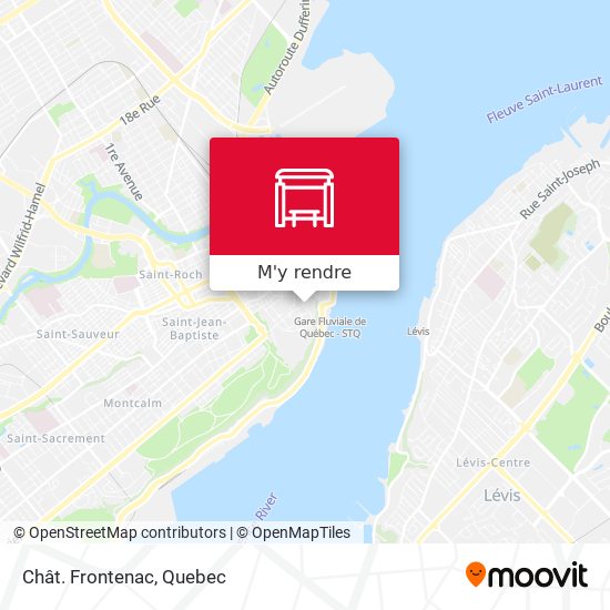 Chât. Frontenac plan