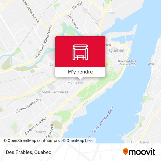 Des Érables plan