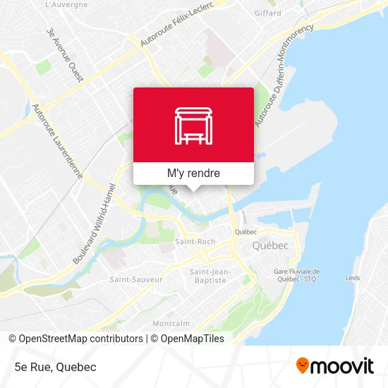 5e Rue plan