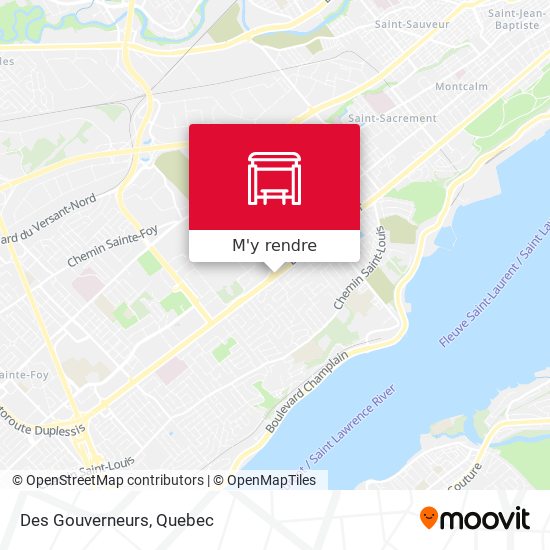Des Gouverneurs plan