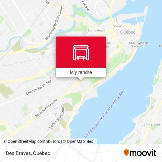 Des Braves plan