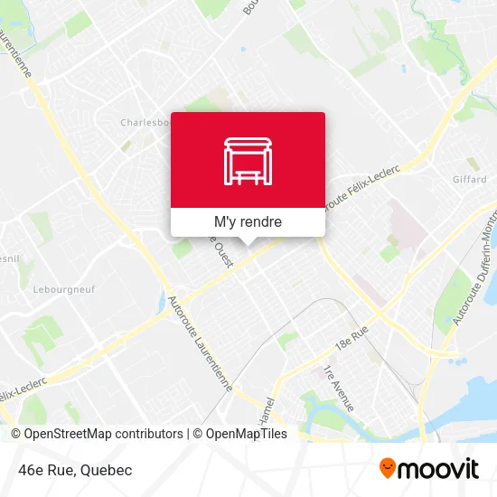 46e Rue plan