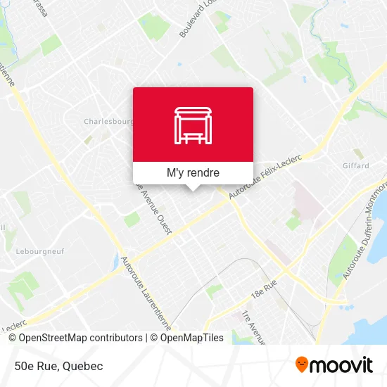 50e Rue plan