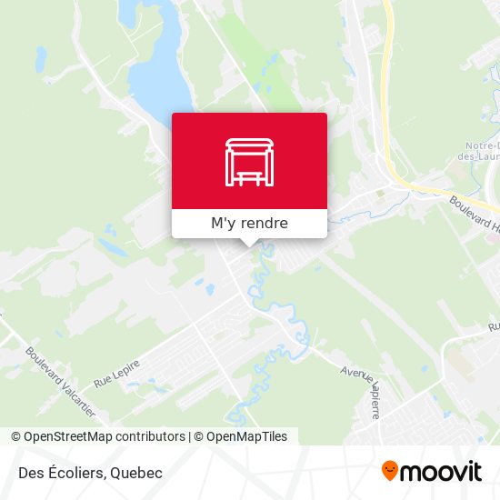 Des Écoliers plan