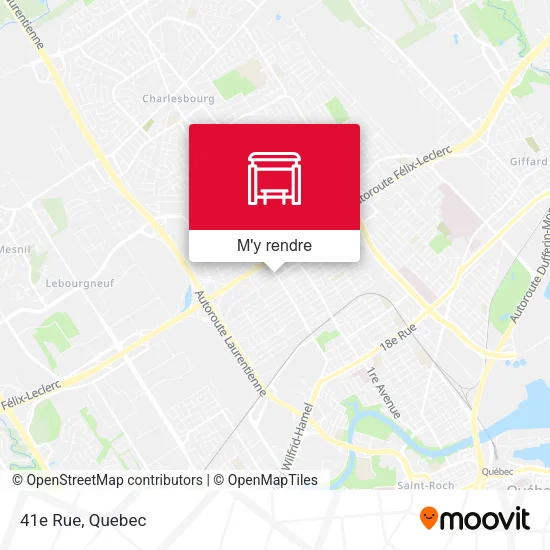 41e Rue plan