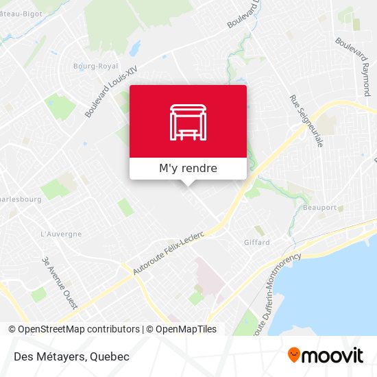 Des Métayers plan