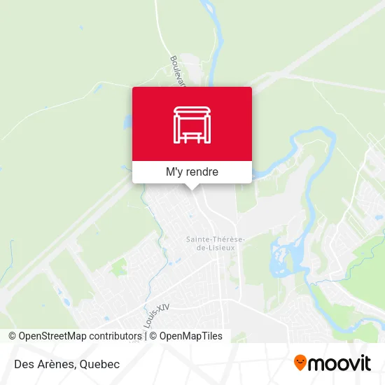 Des Arènes plan