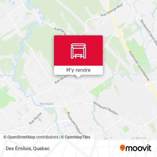 Des Émilois plan