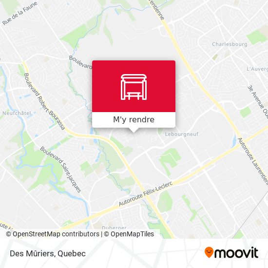 Des Mûriers plan