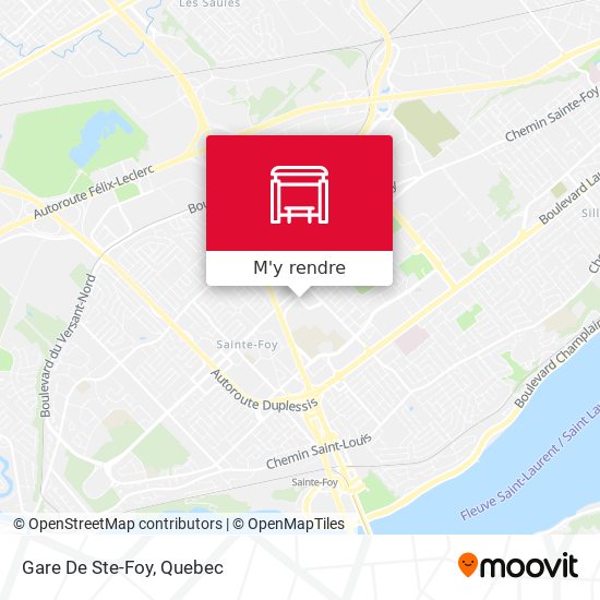Gare De Ste-Foy plan
