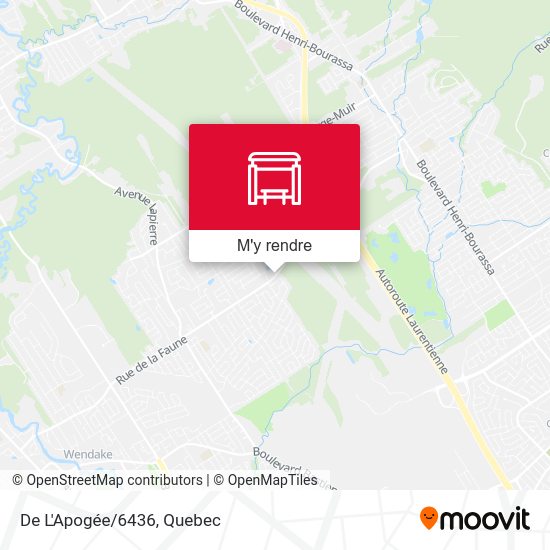 De L'Apogée/6436 plan