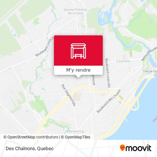 Des Chaînons plan