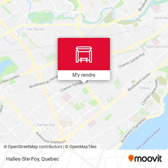 Halles-Ste-Foy plan